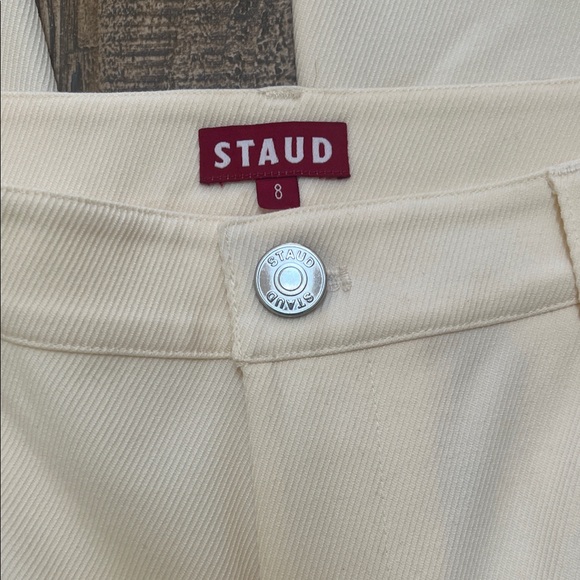 STAUD Grayson Pant - Ecru size 8 - Picture 4 of 9